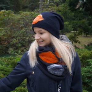 perfect set black woolen set