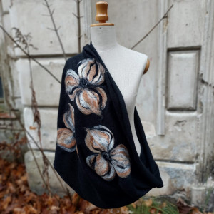 black handmade chimney wool winter