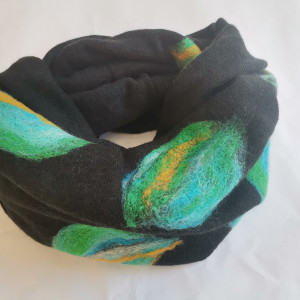 black handmade chimney wool winter